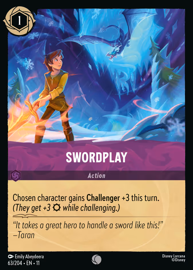 Carta oficial Swordplay ·