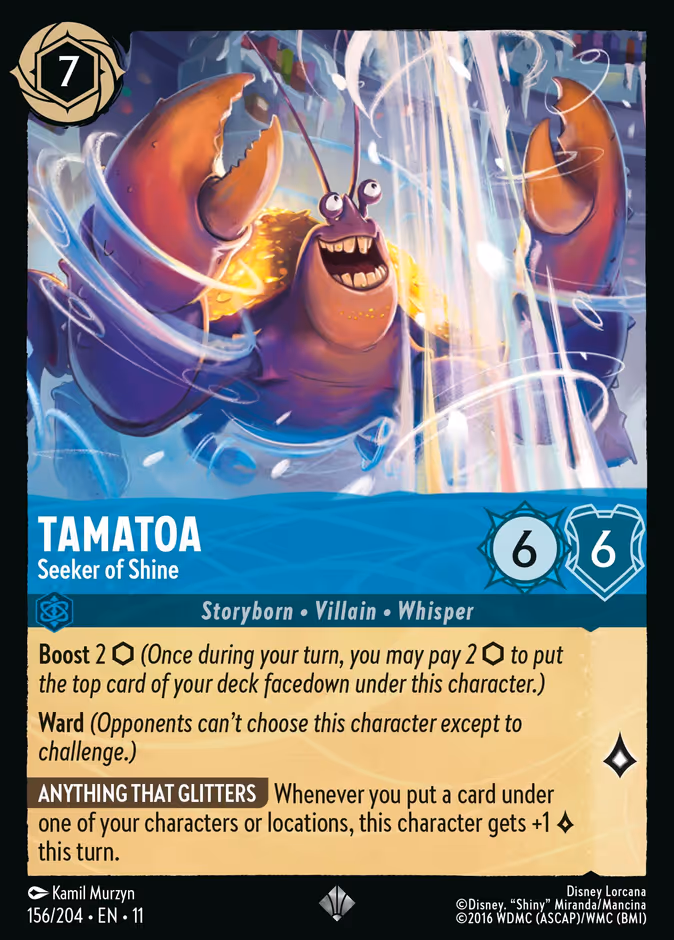 Carta Tamatoa · Seeker of Shine