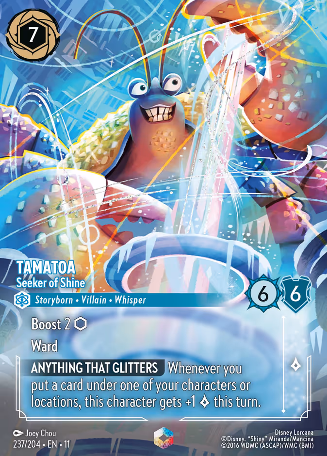 Carta Tamatoa · Seeker of Shine