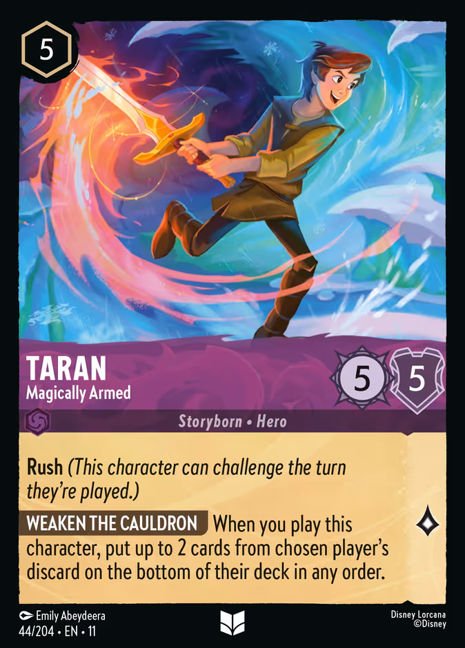 Carta Taran · Magically Armed