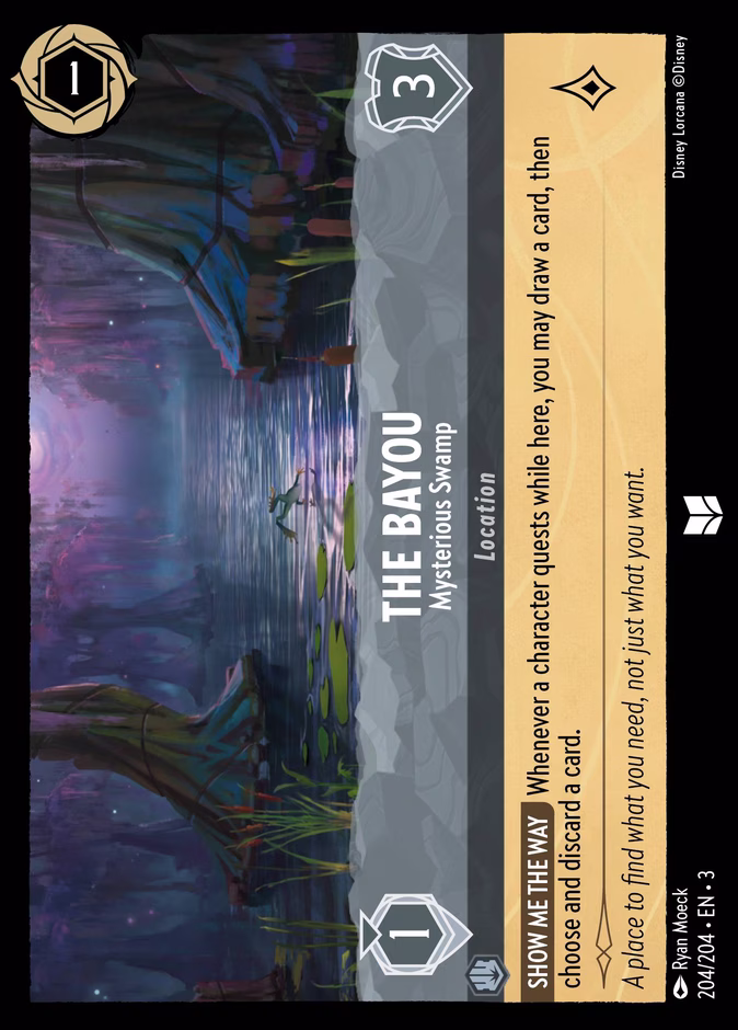 Carta The Bayou · Mysterious Swamp