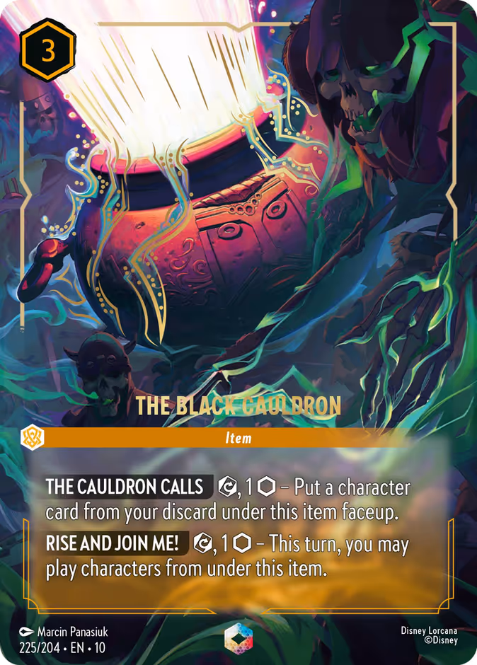Carta The Black Cauldron · 
