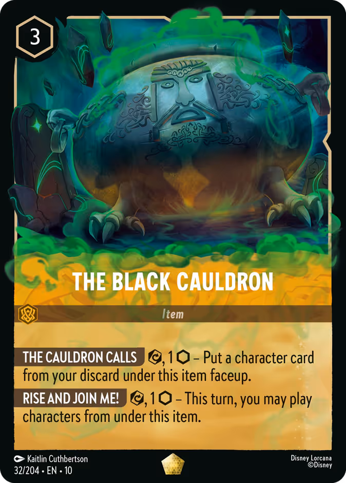 Carta The Black Cauldron · 