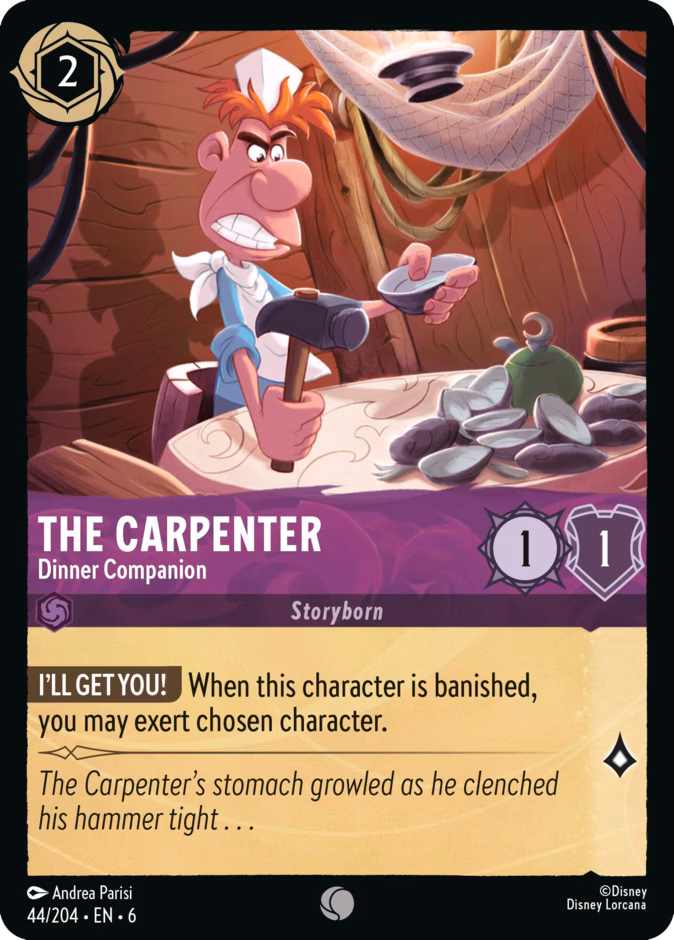 Carta The Carpenter · Dinner Companion