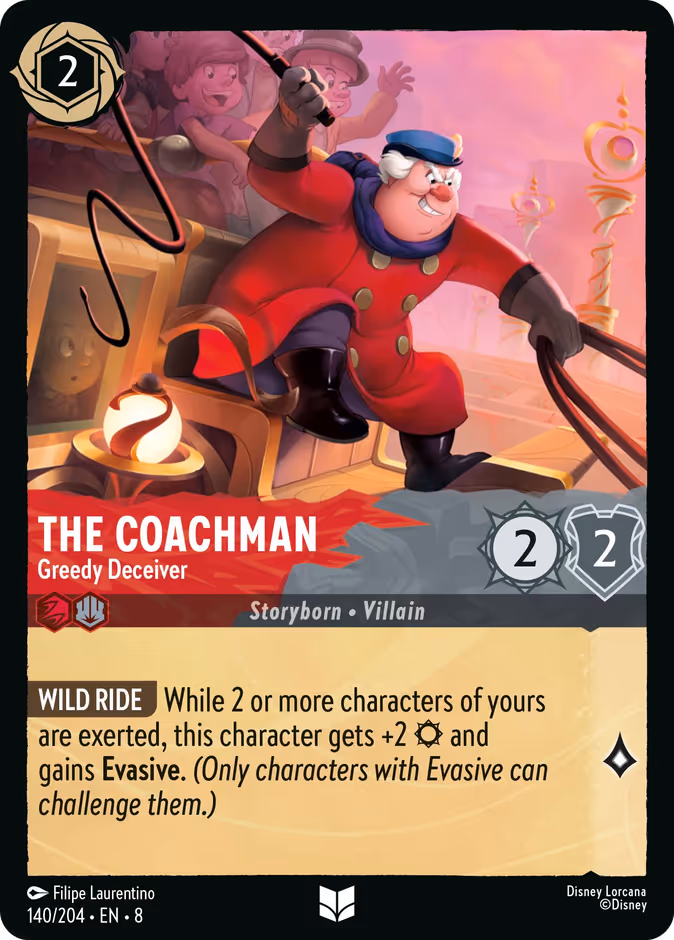 Carta The Coachman · Greedy Deceiver