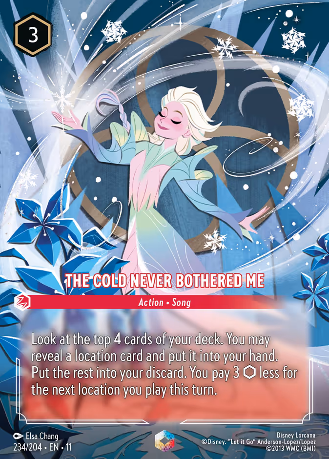 Carta The Cold Never Bothered Me · 