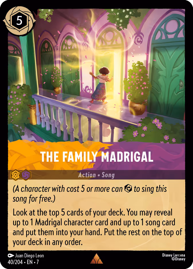 Carta The Family Madrigal · 