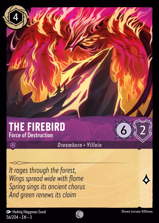 Carta The Firebird · Force of Destruction