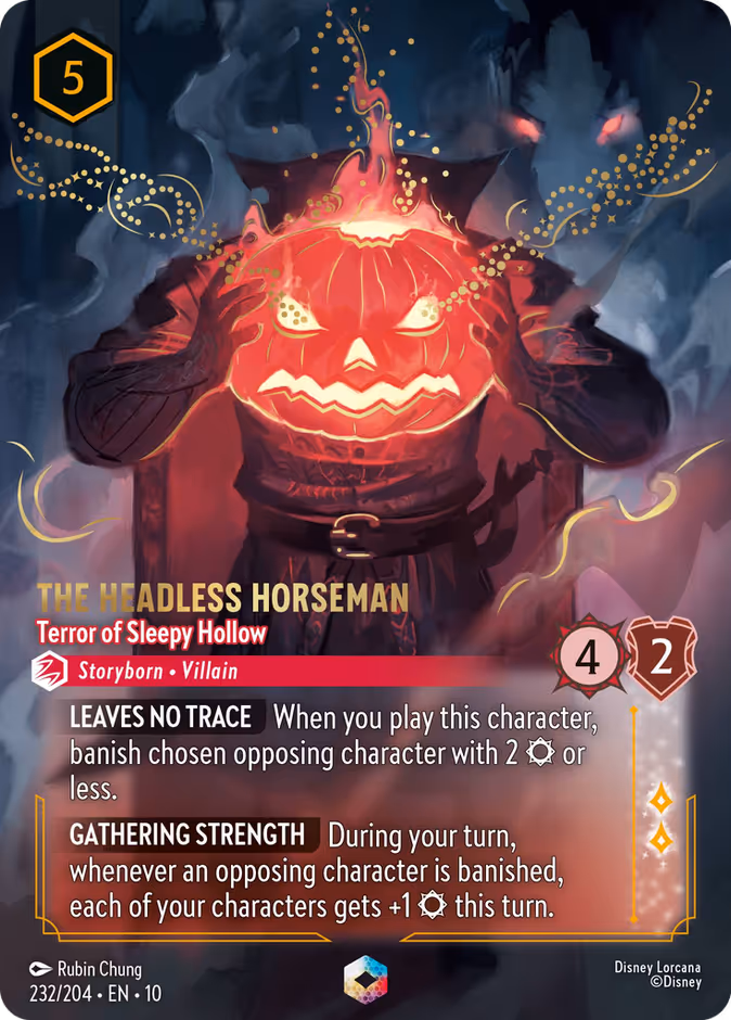 Carta The Headless Horseman · Terror of Sleepy Hollow