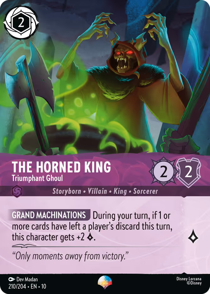 Carta The Horned King · Triumphant Ghoul
