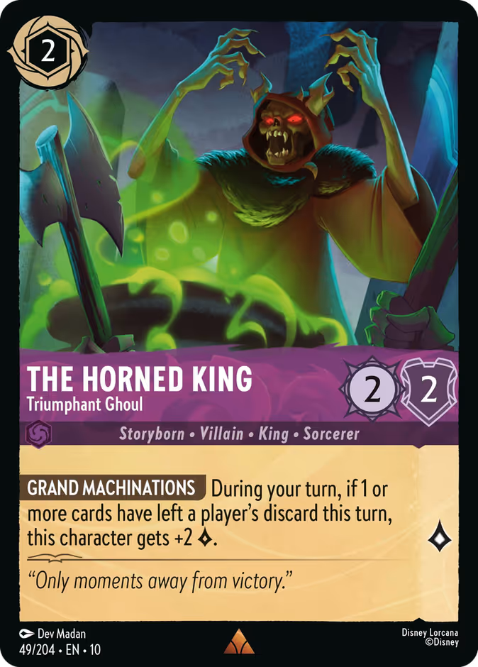 Carta The Horned King · Triumphant Ghoul