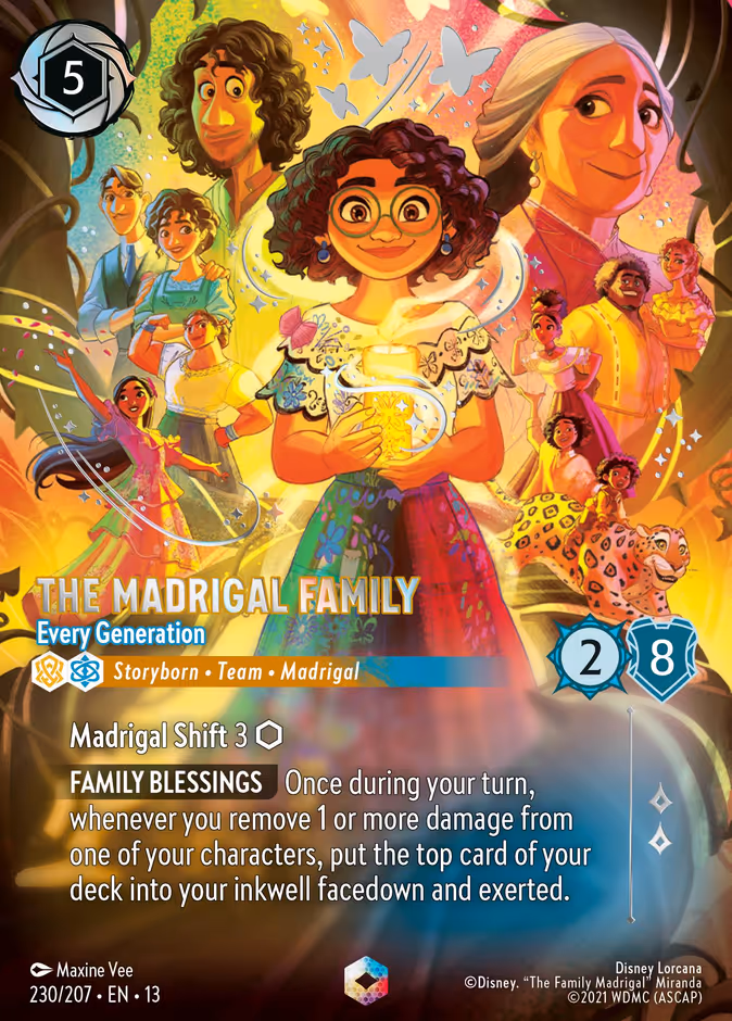 Carta The Madrigal Family · Every Generation