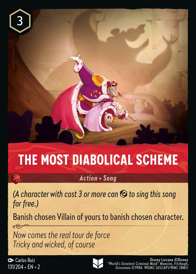 Carta The Most Diabolical Scheme · 