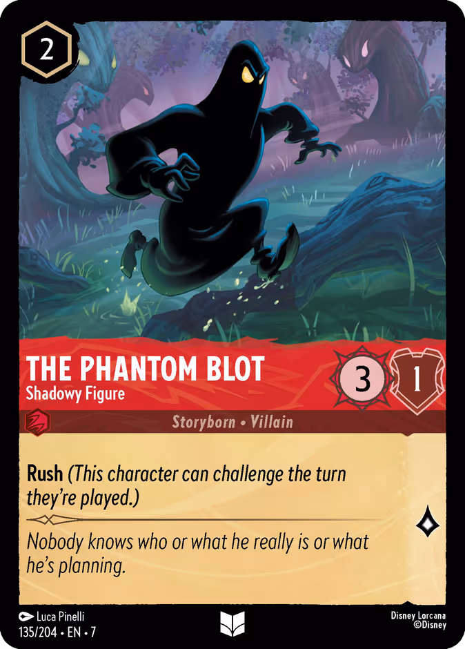 Carta The Phantom Blot · Shadowy Figure