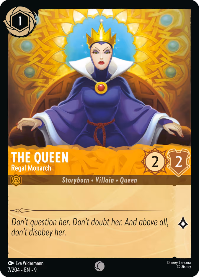 Carta The Queen · Regal Monarch