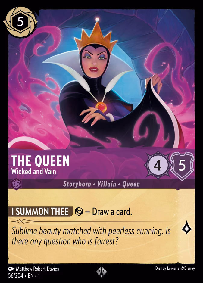 Carta The Queen · Wicked and Vain