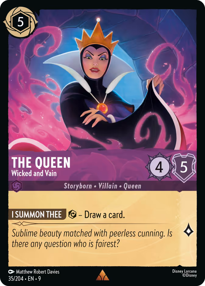Carta The Queen · Wicked and Vain
