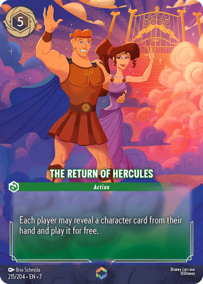 Carta The Return of Hercules · 
