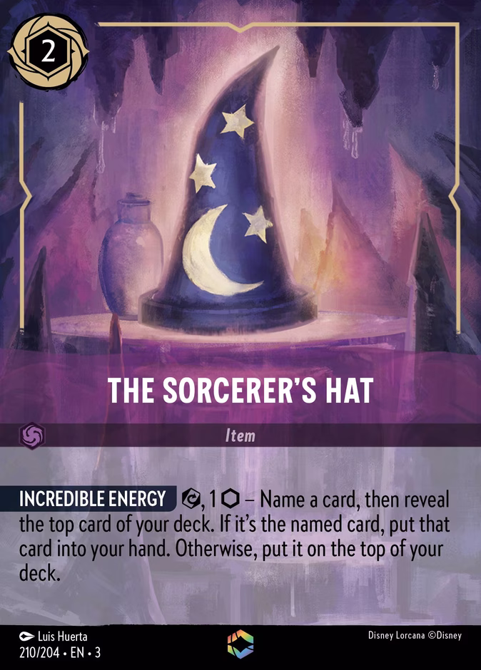 Carta The Sorcerer's Hat · 