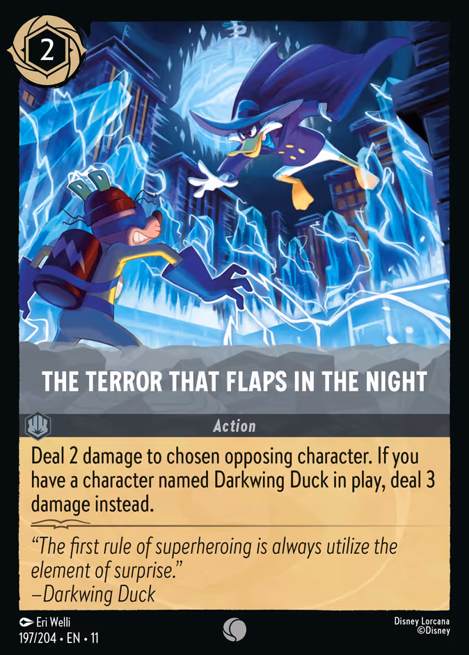 Carta The Terror That Flaps in the Night · 