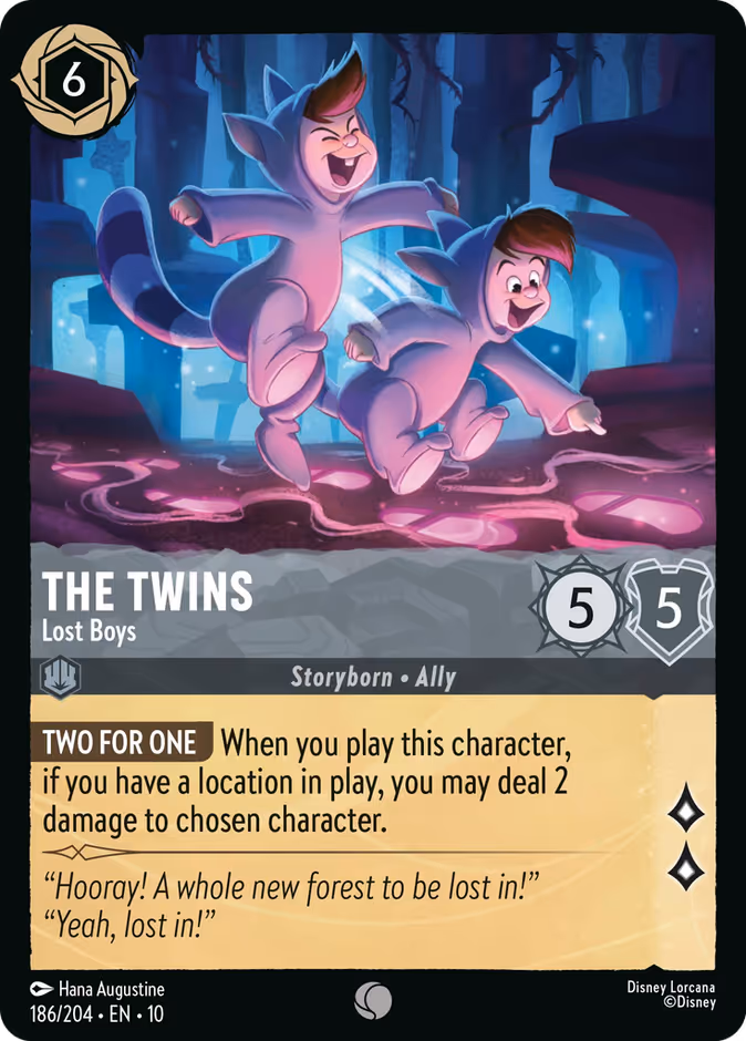 Carta The Twins · Lost Boys