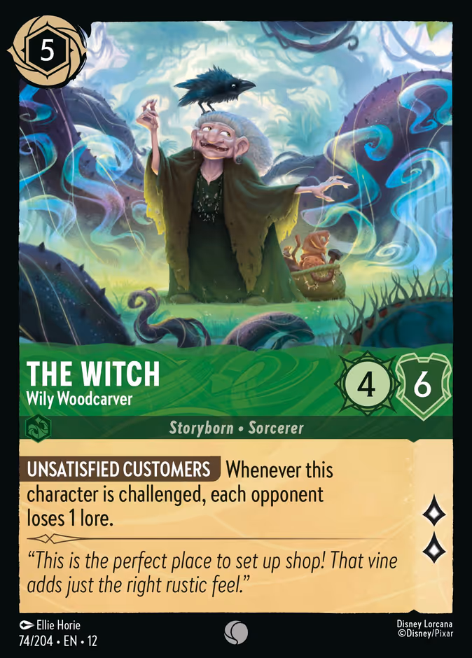 Carta The Witch · Wily Woodcarver