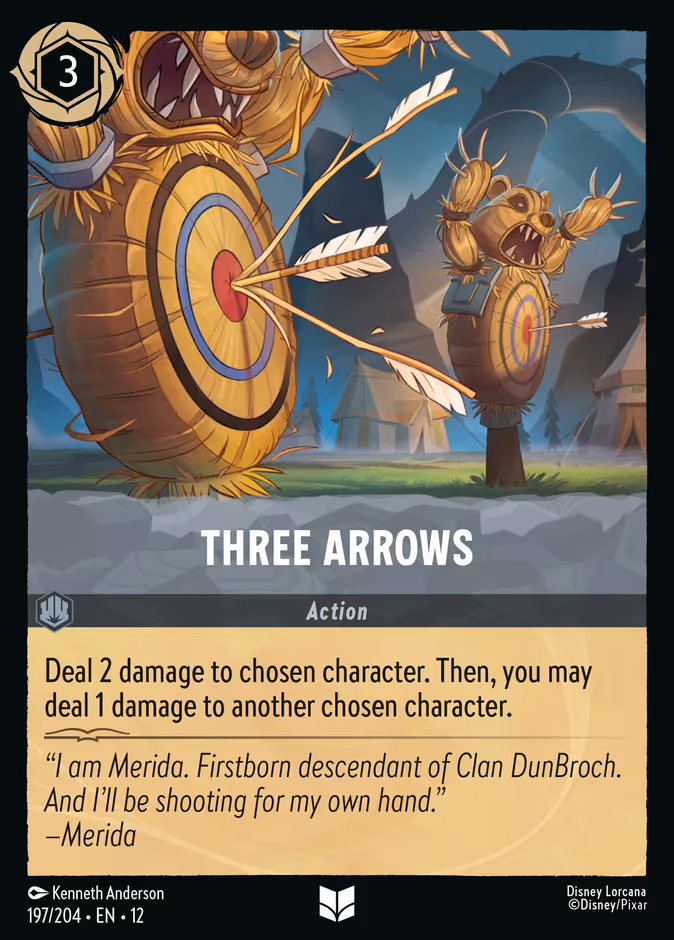 Carta oficial Three Arrows · 