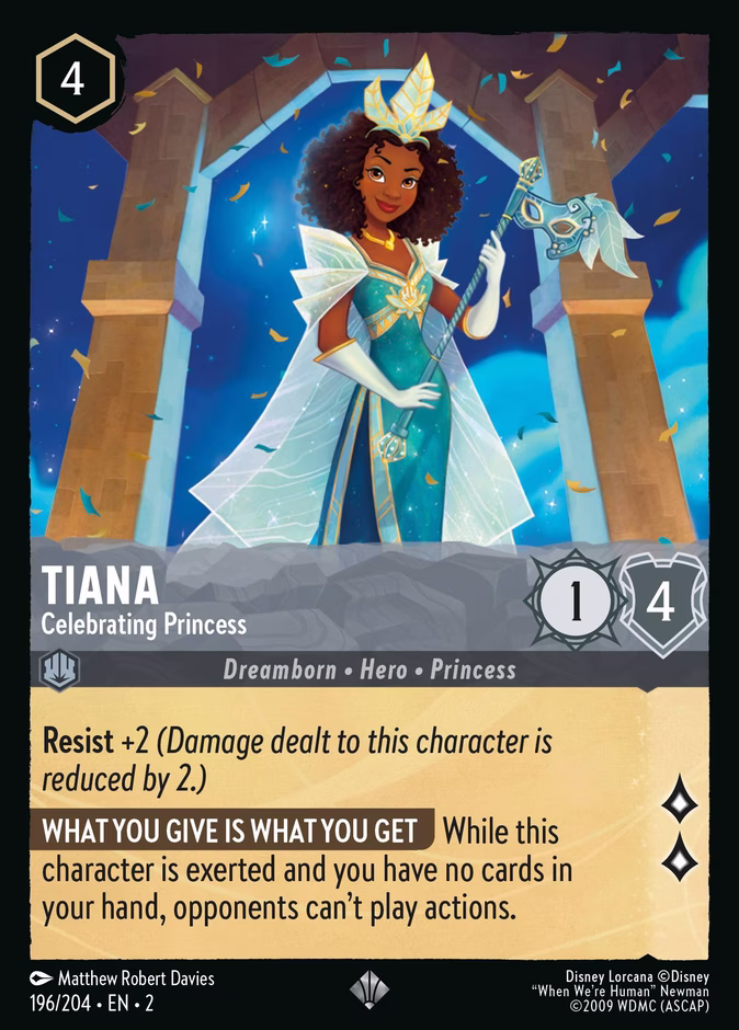Carta Tiana · Celebrating Princess