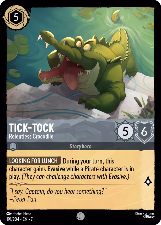 Carta Tick-Tock · Relentless Crocodile