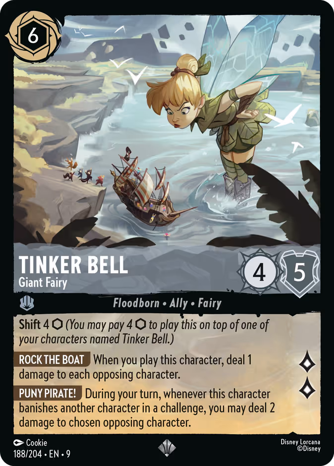 Carta Tinker Bell · Giant Fairy