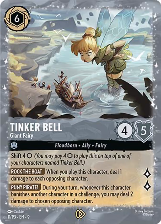 Carta Tinker Bell · Giant Fairy