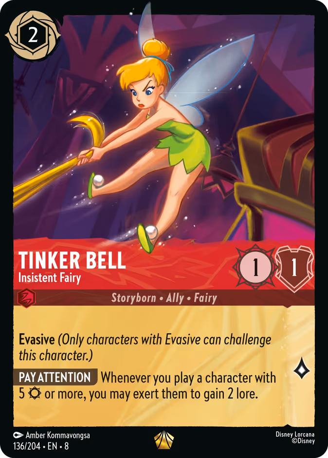Carta Tinker Bell · Insistent Fairy
