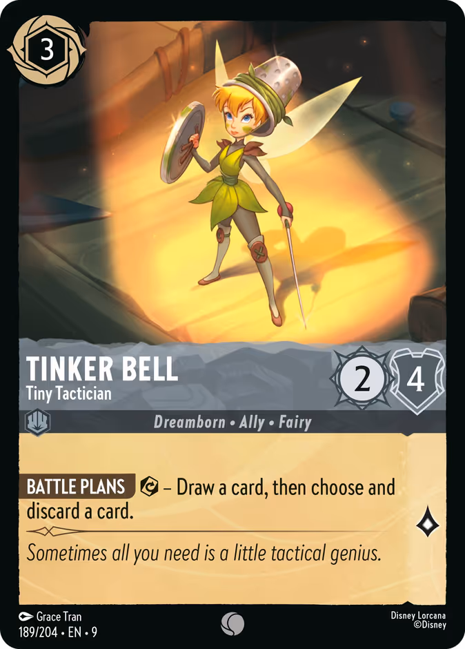 Carta Tinker Bell · Tiny Tactician
