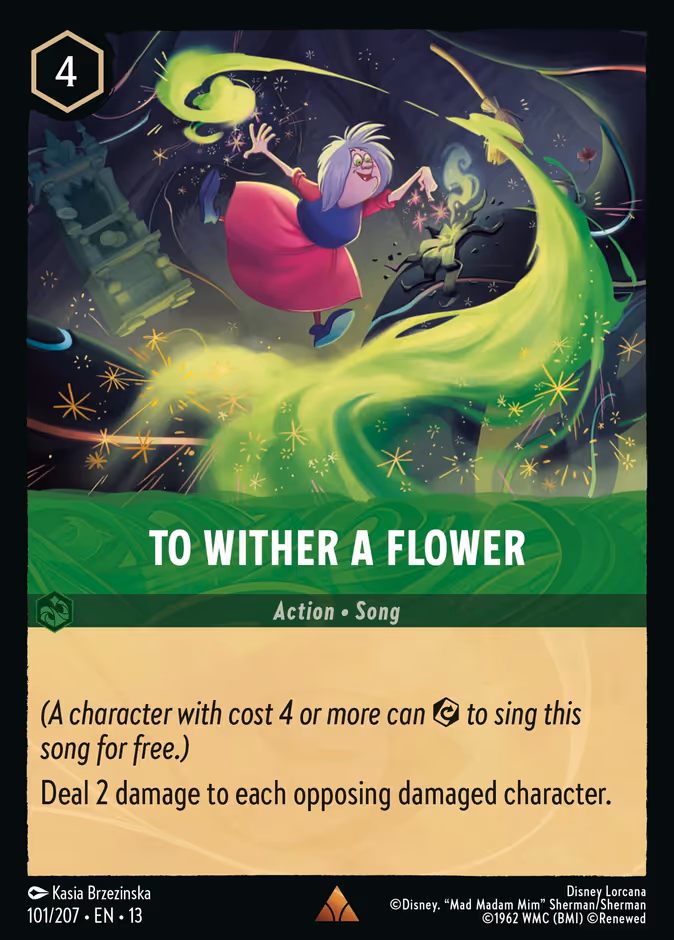 Carta To Wither a Flower · 