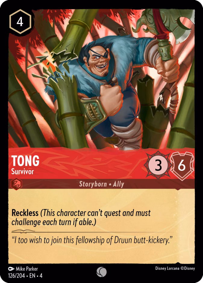 Carta Tong · Survivor