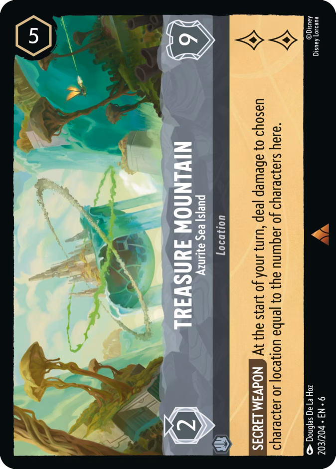 Carta Treasure Mountain · Azurite Sea Island