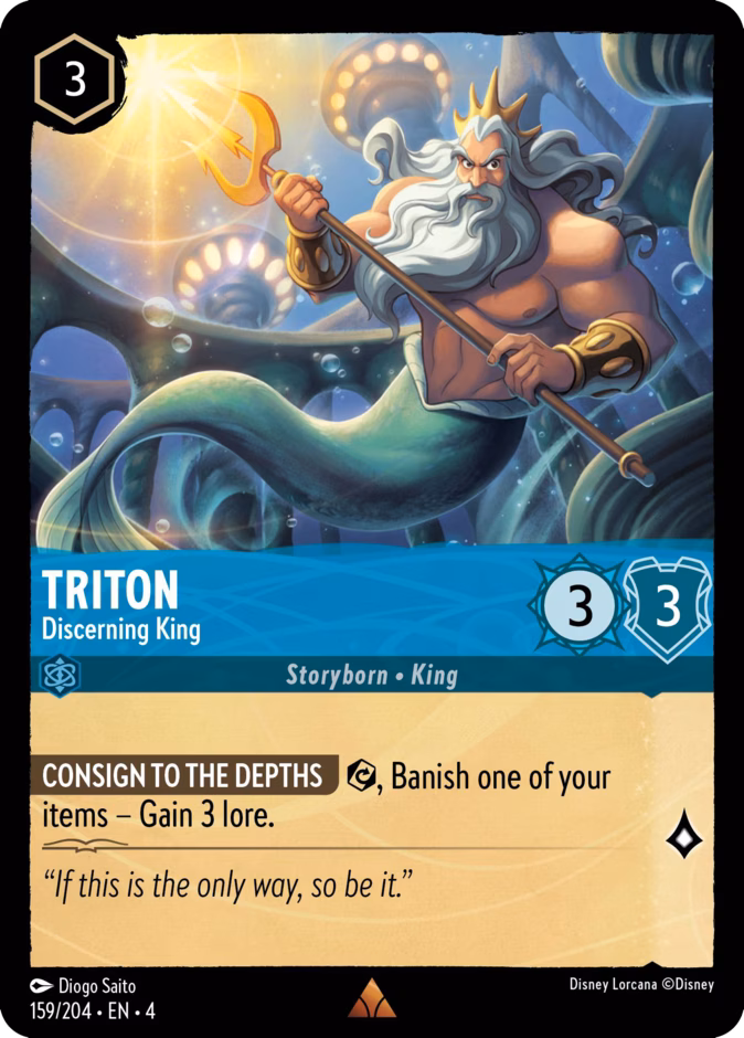Carta Triton · Discerning King