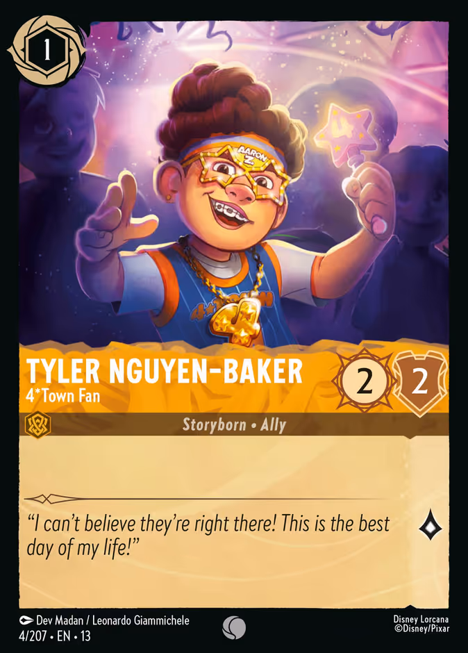 Carta Tyler Nguyen-Baker · 4*Town Fan