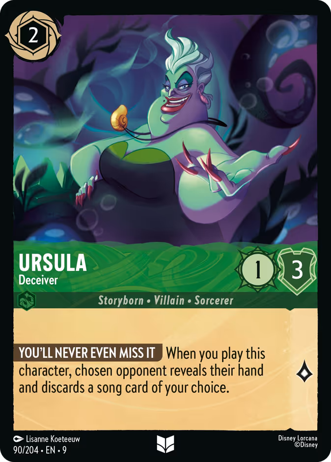 Carta oficial Ursula · Deceiver