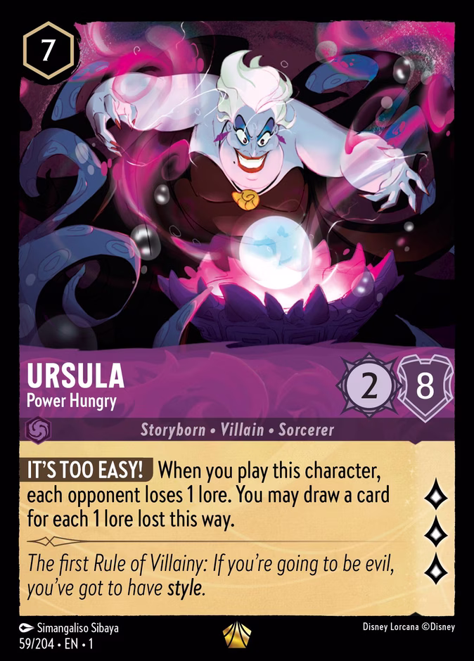Carta Ursula · Power Hungry
