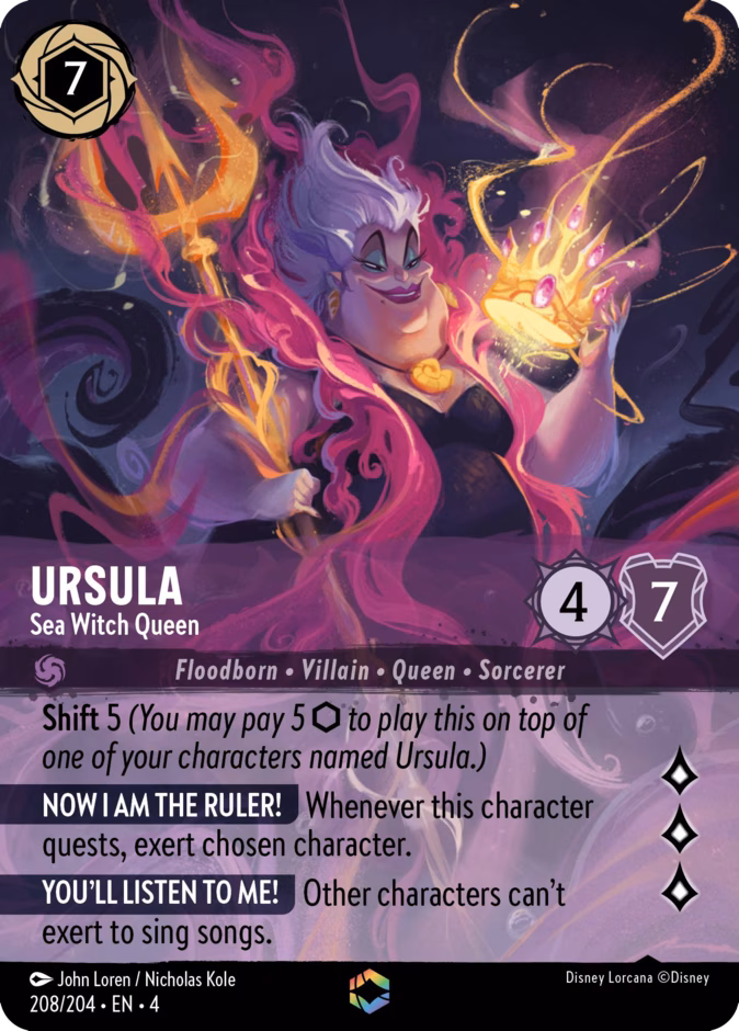 Carta Ursula · Sea Witch Queen