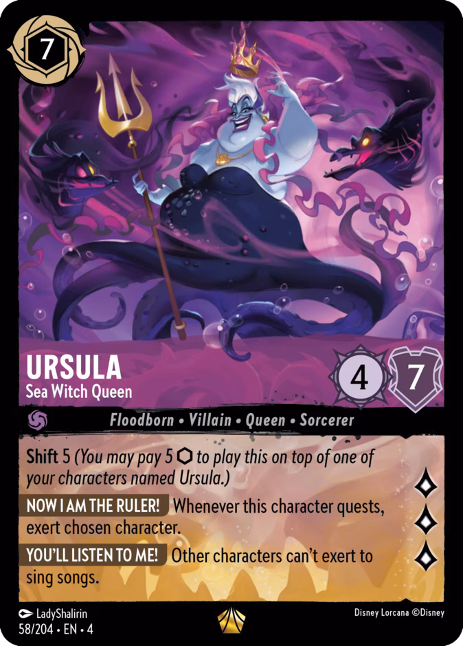 Carta Ursula · Sea Witch Queen
