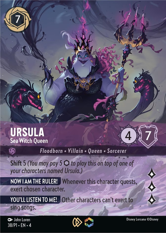 Carta Ursula · Sea Witch Queen
