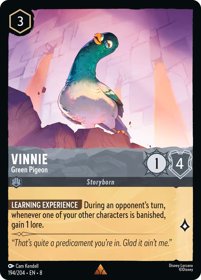 Carta Vinnie · Green Pigeon