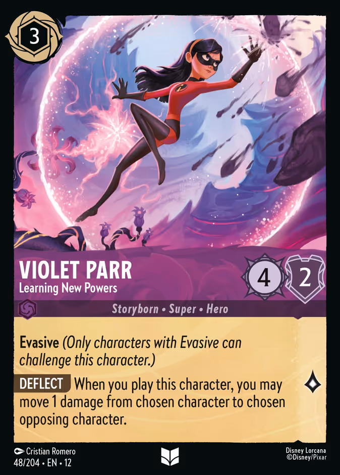 Carta Violet Parr · Learning New Powers