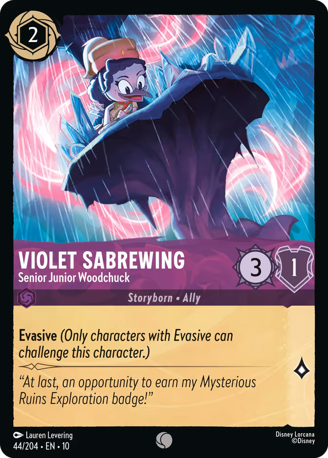 Carta Violet Sabrewing · Senior Junior Woodchuck