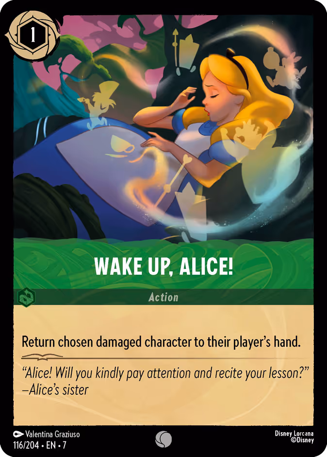 Carta Wake Up, Alice! · 