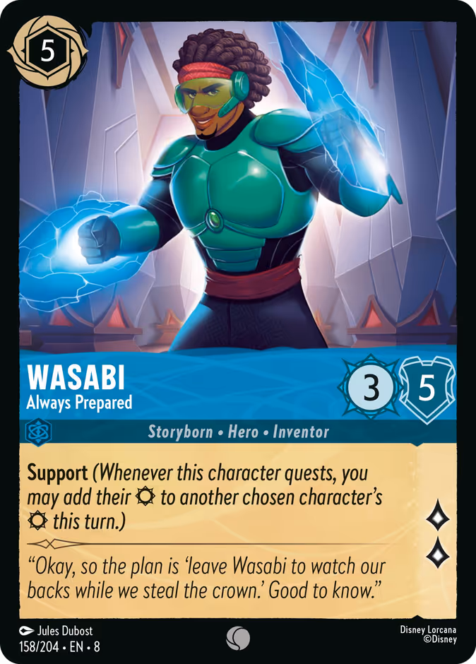 Carta Wasabi · Always Prepared