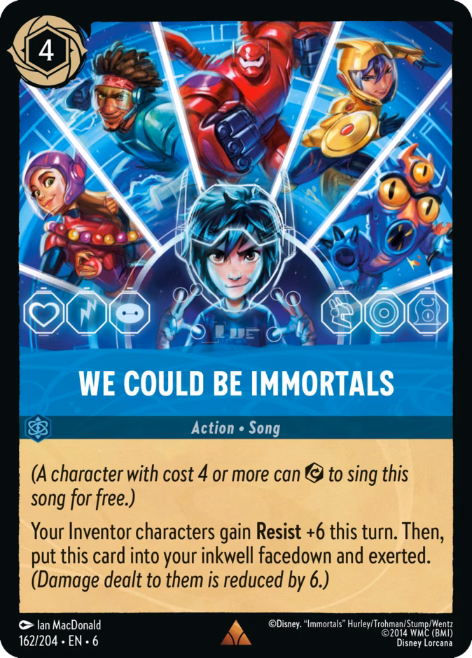 Carta We Could Be Immortals · 