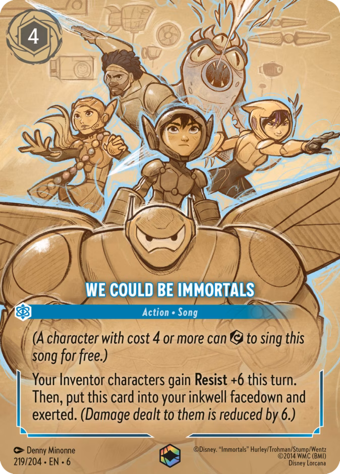 Carta We Could Be Immortals · 